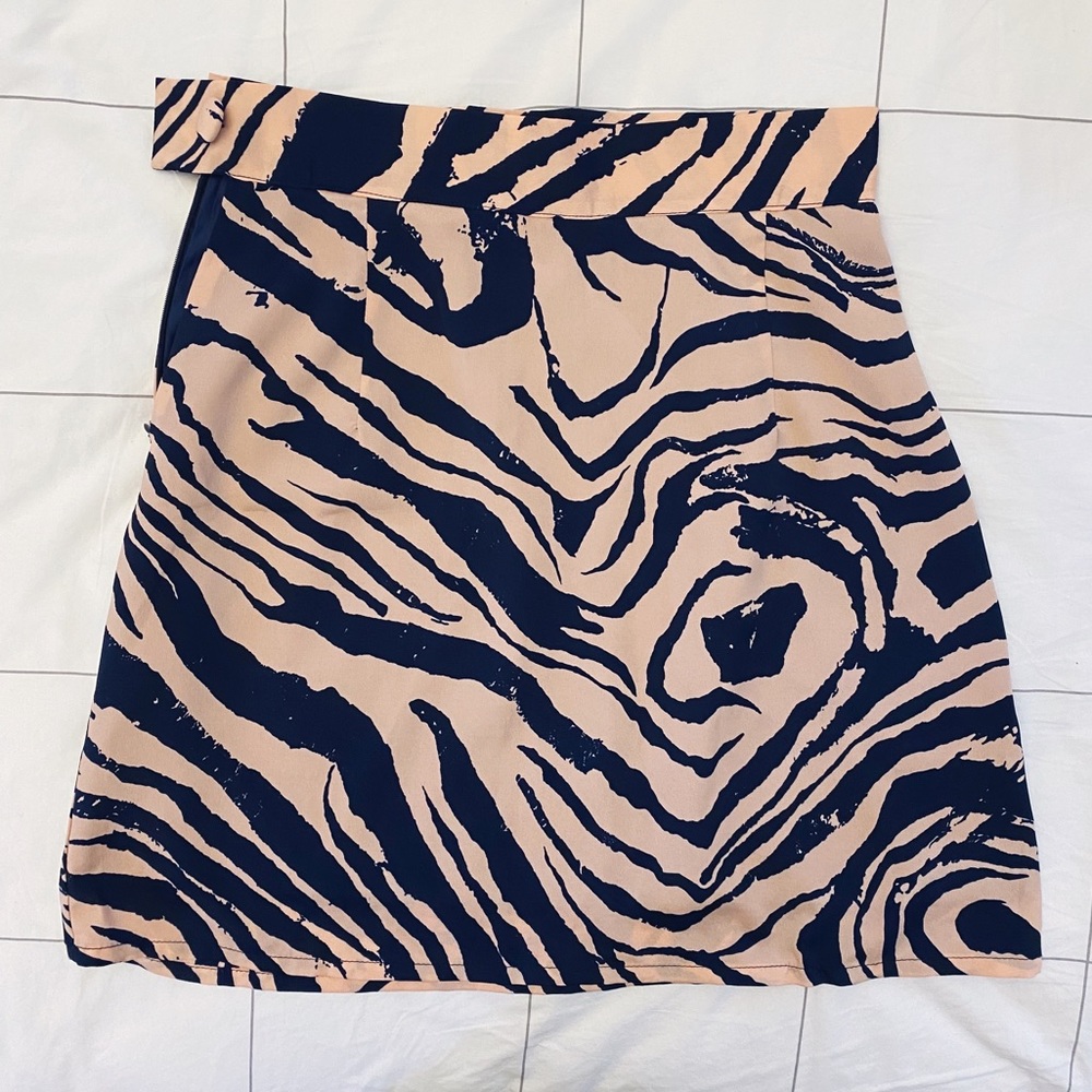 Safari print skirt